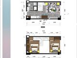 轻轨领域_2室1厅1卫 建面40平米