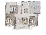祥隆理想云栖_3室2厅2卫 建面137平米