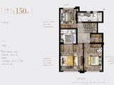 中海阅麓山_4室2厅3卫 建面150平米