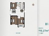 创投潍州金谷_3室2厅1卫 建面115平米