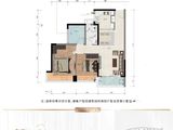 汇华水岸花园_3室2厅1卫 建面92平米