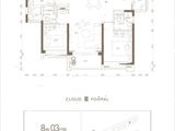 云科府_2室2厅2卫 建面92平米