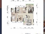路桥融创茂_4室2厅2卫 建面140平米