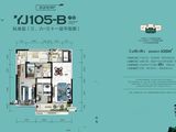 碧桂园翡翠公馆_3室2厅2卫 建面105平米