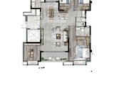 建发养云_4室2厅2卫 建面143平米