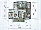 万山天玺_3室2厅2卫 建面115平米