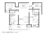 建业定鼎府_3室2厅2卫 建面118平米