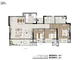 高新泷悦长安_3室2厅2卫 建面90平米