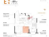 万瑞林语光年_3室2厅1卫 建面89平米