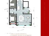 百万小镇二期_2室2厅1卫 建面105平米