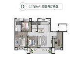 万籁拾光_4室2厅2卫 建面130平米