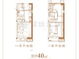 龙旺闽越水镇华府壹号_1室2厅2卫 建面40平米
