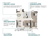 怡康南湖云境_3室2厅1卫 建面98平米