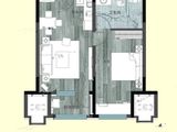 康养中心_1室2厅1卫 建面67平米