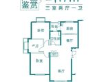 信达华宇阳光湖樾_3室2厅1卫 建面117平米