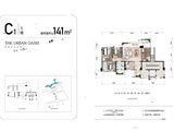中铁阅山湖臻藏_4室2厅2卫 建面141平米