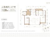 万虹缦云府_4室2厅2卫 建面139平米